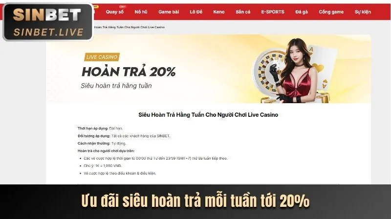 Thưởng nạp tiền Zbet88